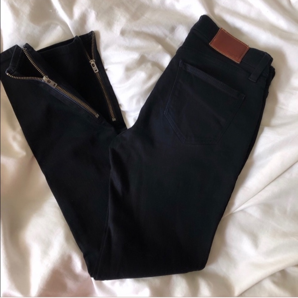 Madewell Ankle Zipper Skinny Jeans